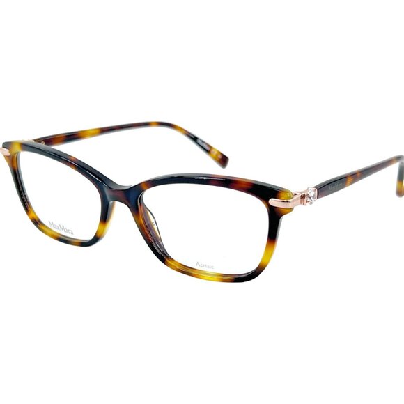 Max Mara MM1399 Women's Eyeglass Frame Dark Havana - Picture 1 of 5